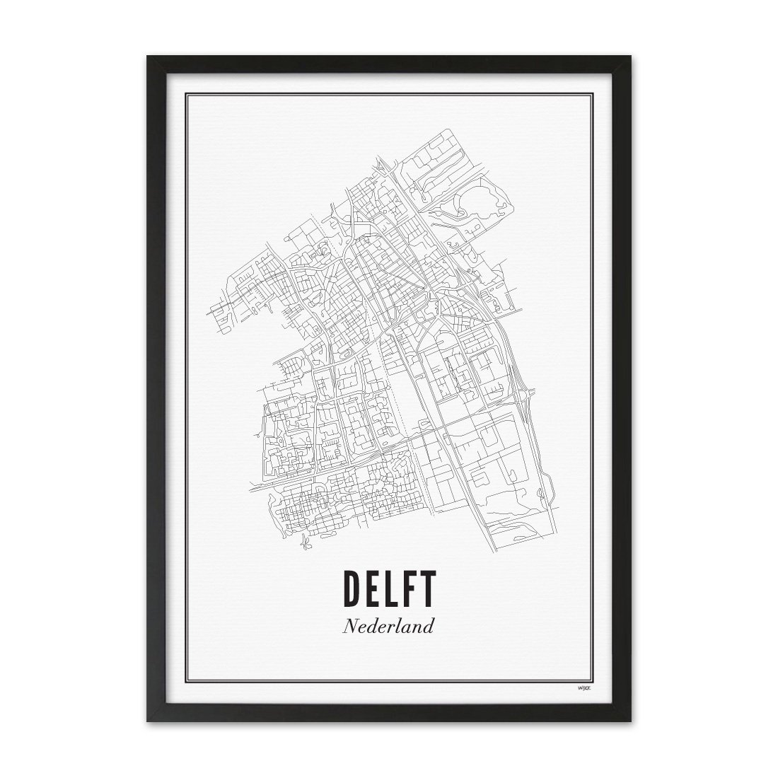 Poster of Delft - City | WIJCK.